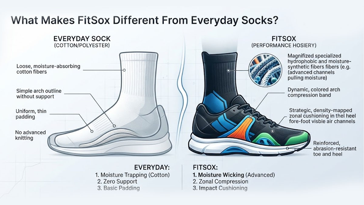 What Makes FitSox Different From Everyday Socks?
